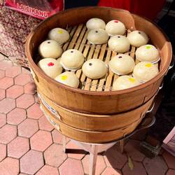 Mittagessen in rot und grün :)