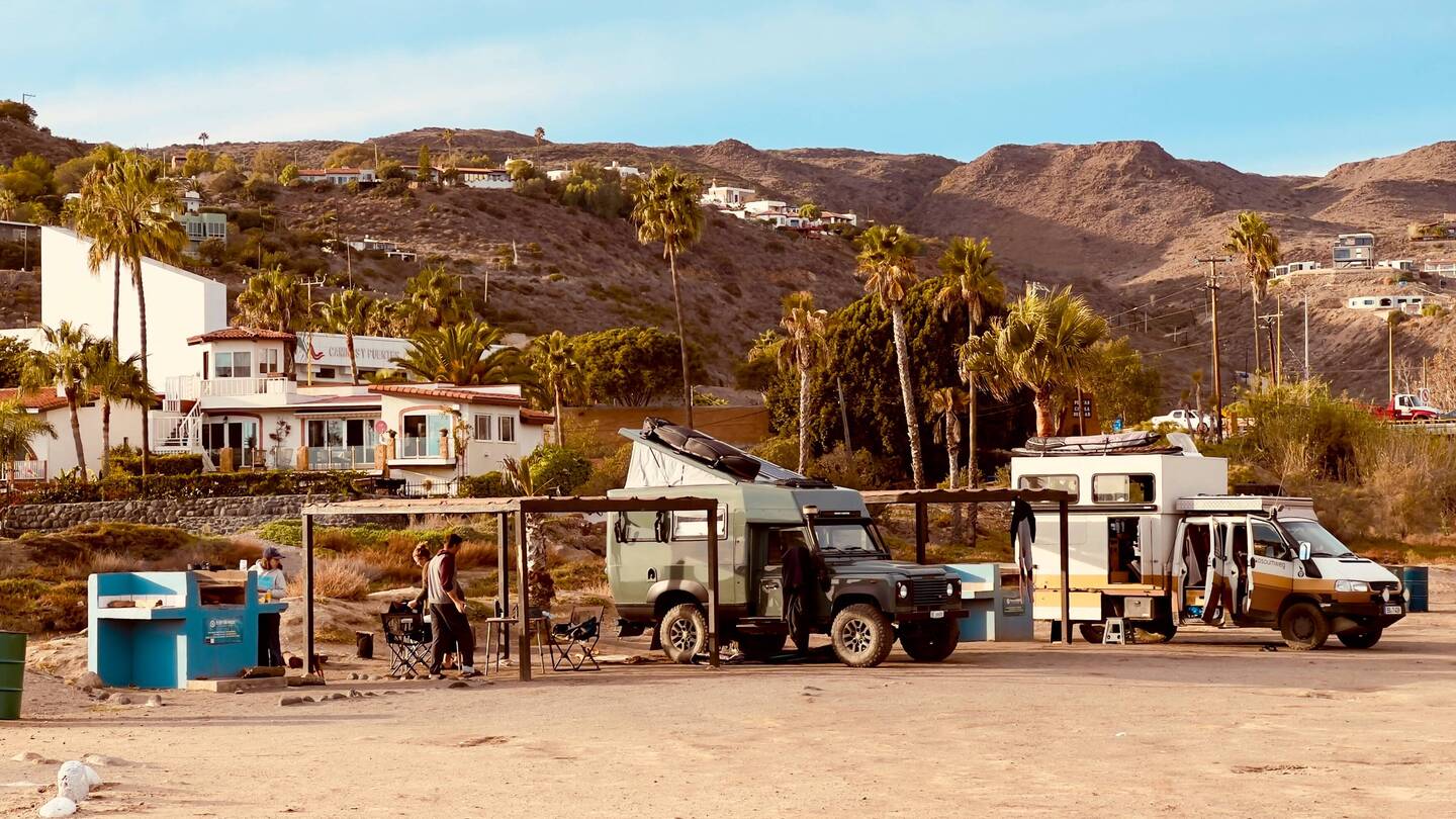 Unser erster Stellplatz/Campingplatz in Mexiko 😍