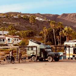 Unser erster Stellplatz/Campingplatz in Mexiko 😍