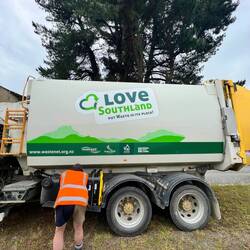 The truck that pivked me up! Bless the driver!