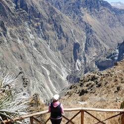 Blick auf die eindrückliche Schlucht