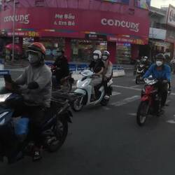 Bester Verkehr um Roller zu fahren 😅