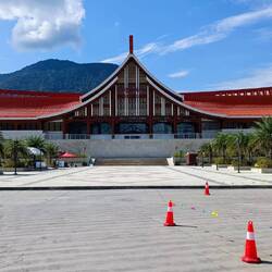 Bahnhofsgebäude in Luang Prabang