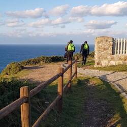 Die Entenmuscheljäger auf dem Weg zu Arbeit...