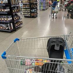 Schnäppchenjagd im Supermarkt