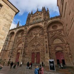 Main entrance to the Cathedral of Salamanaca
