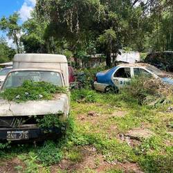 Autofriedhof inmitten der Stadt