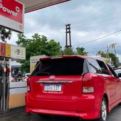 Tank-Tourismus in Puerto de Iguazu: Offensichtich ist in Paraguay das Benzin sehr teuer!