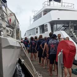 Abschied von der Crew