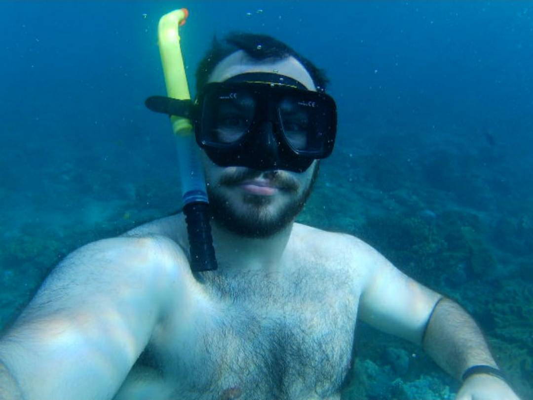 Schnorcheltour zu Manta Bay, Crystal Bay und Gamat Bay. Mantas waren leider keine da.