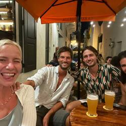 Drinks mit Sylvain und Laurie