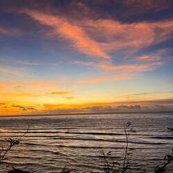 sunset in Uluwatu