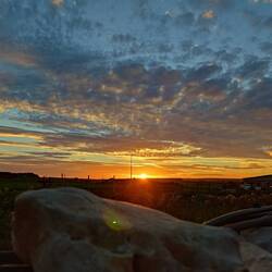 Ein wunderbarer Tag verabschiedet sich.