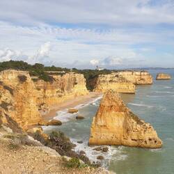 An der Praia da Marinha