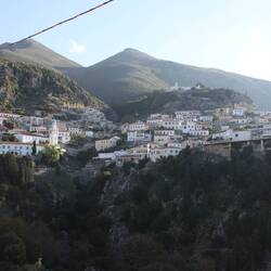 Albanien, die Dörfer sind oft nicht direkt am Meer gelegen