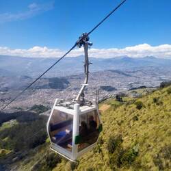 Mit dem TeleferiQo geht es auf über 4.000 Meter 🚠