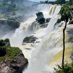 Das Braune sind Sedimente im Wasser.