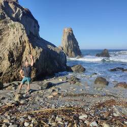 Jogging on the beach / Joggen am Strand