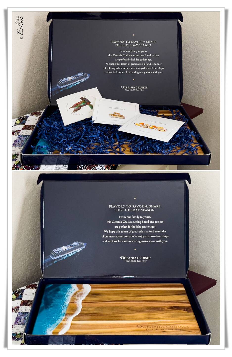 Happy Holidays gift from Oceania.