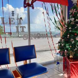 in case you ever wondered what christmas decoration in the caribbean looks like ...