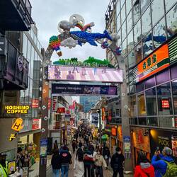 Belebte Takeshita Street