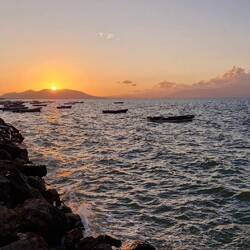 Sonnenuntergang im Kitehouse