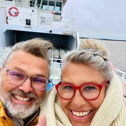 Mit der Fähre zurück