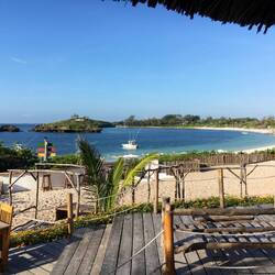 Watamu Bay vom Frühstückstisch aus