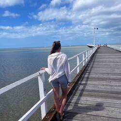 Der Urangan Pier - fast 1km lang
