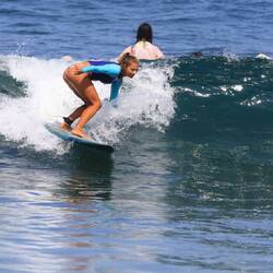 'If nothing goes right, go left' het eus de Boby euse Surflehrer immer gseit