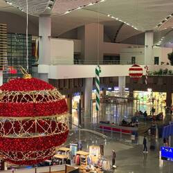 Weihnachtsstimmung am Flughafen Istanbul