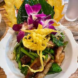 Pork belly with Chinese broccoli @ Ken's Kitchen