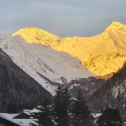 Sonnenaufgang über den Tauern