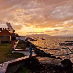 Sonnenuntergang am Kitehouse