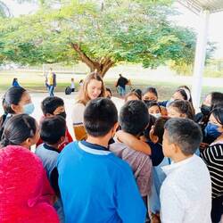 Another workshop in the primary school in Chunhuhub and me again answering a thousand questions 😅