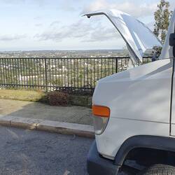 Nichts geht mehr. Wir warten auf den ADAC