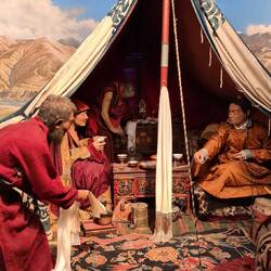 Tibetanisches Zelt in Orginal