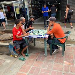 Schachspieler in der Calle