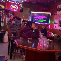 Karaoke with my nephew and his good friend - I was too chicken to sing 😫