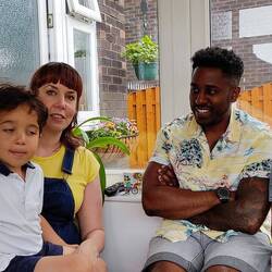 Paula, Damion's wife.