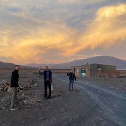 Sunneuntergang bi de Unterkunft