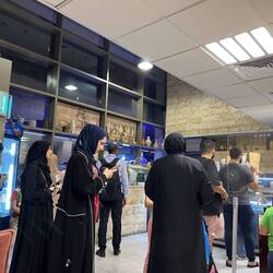 In der Pizzeria. Saudis sind keine hier.