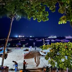 Ausblick beim Abendessen