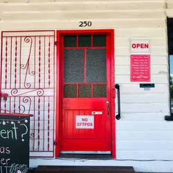 Behind this closed door is 15min of heaven for $8! If you had my hair you would understand.