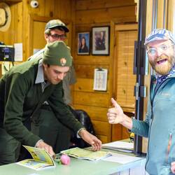 Gregor applying successfully for the Junior Ranger Program