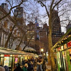 Christmas Market am Bryan Park