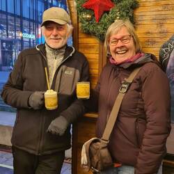 Vom Düsseldorfer Weihnachtsmarkt.....
