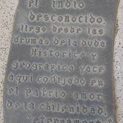 A la mémoire de l'"Indien inconnu"