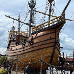 Reproduction d'une caraque de Magellan