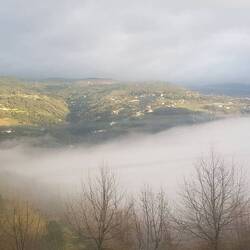 Morgens , der Douro im Nebel...